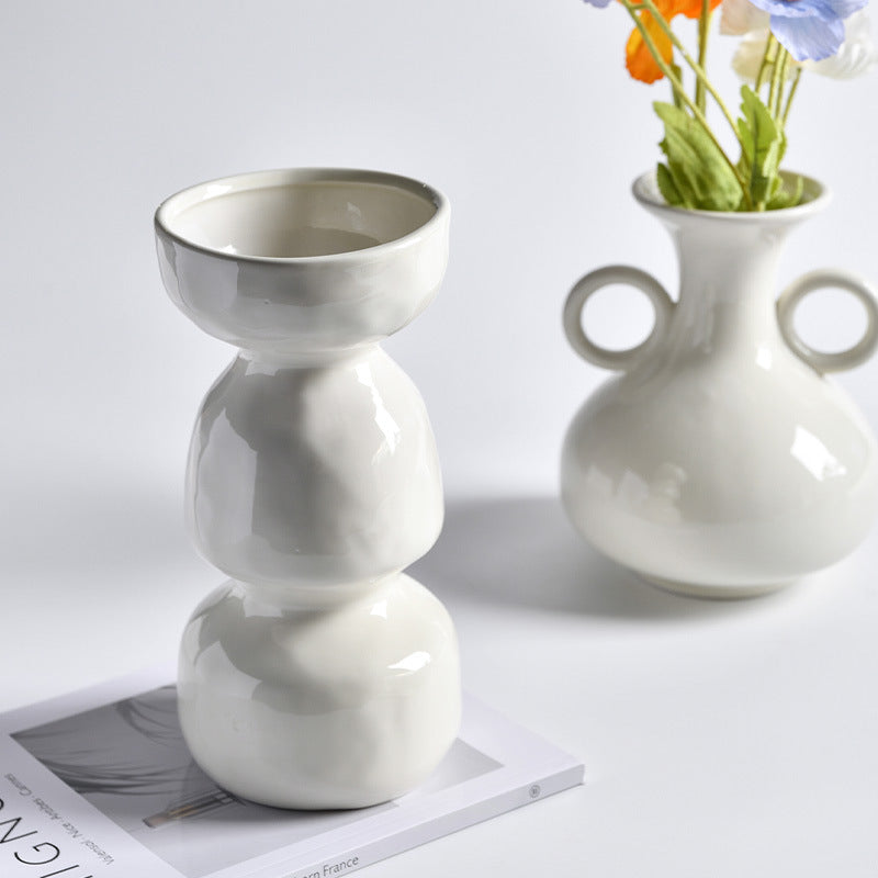 Modern French ins style ceramic vase