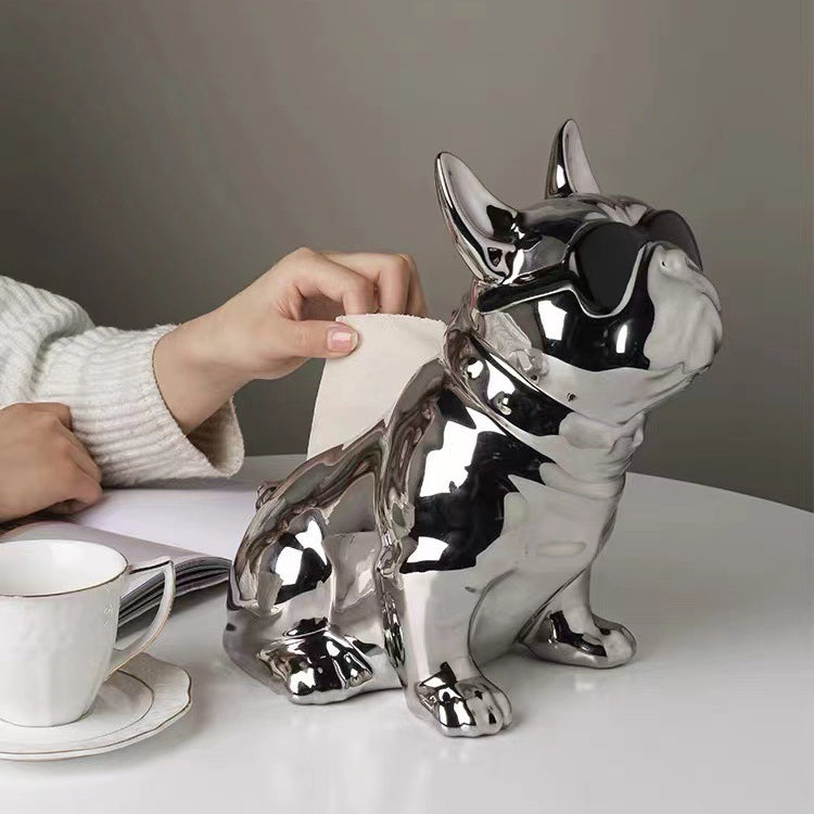 Cute French Bulldog Tissue Box