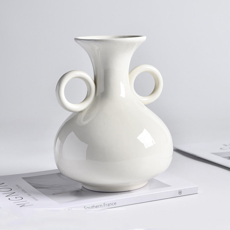 Modern French ins style ceramic vase