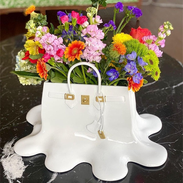 Handbag Flower Vase