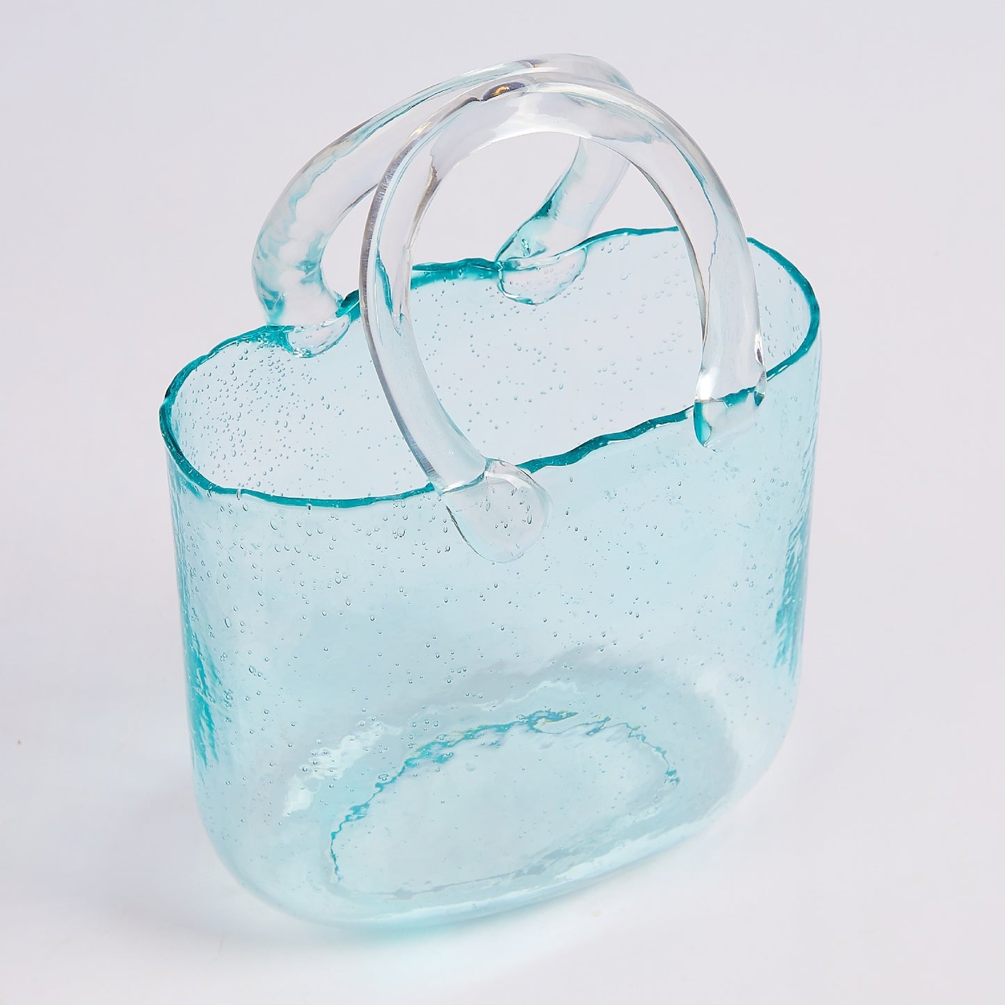 Creative Ins style transparent glass bubble bag vase decoration