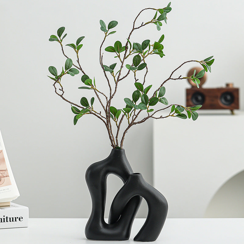 Exquisite Ceramic Art Vase Set: Add Elegant Beauty to Your Space