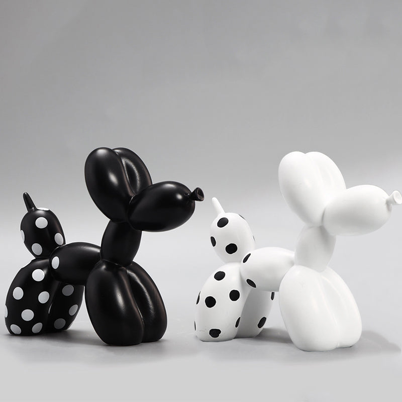 Checkered Balloon Dogs