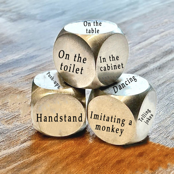 Custom Metal Dice for Christmas Party Games - Unleash the Fun and Excitement! 🎁🎁🎁