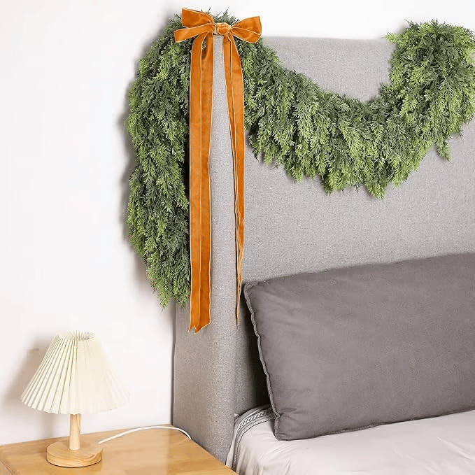 ✨ Christmas Artificial Cedar Garland - 72 In!