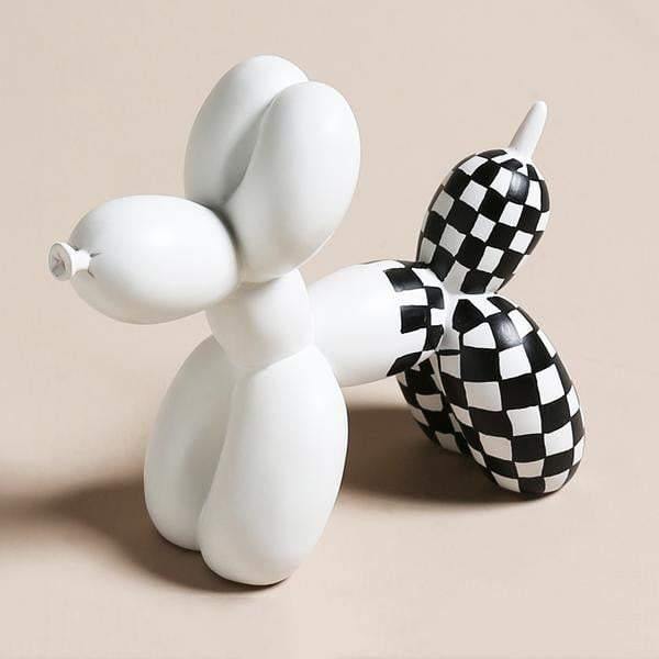 Checkered Balloon Dogs