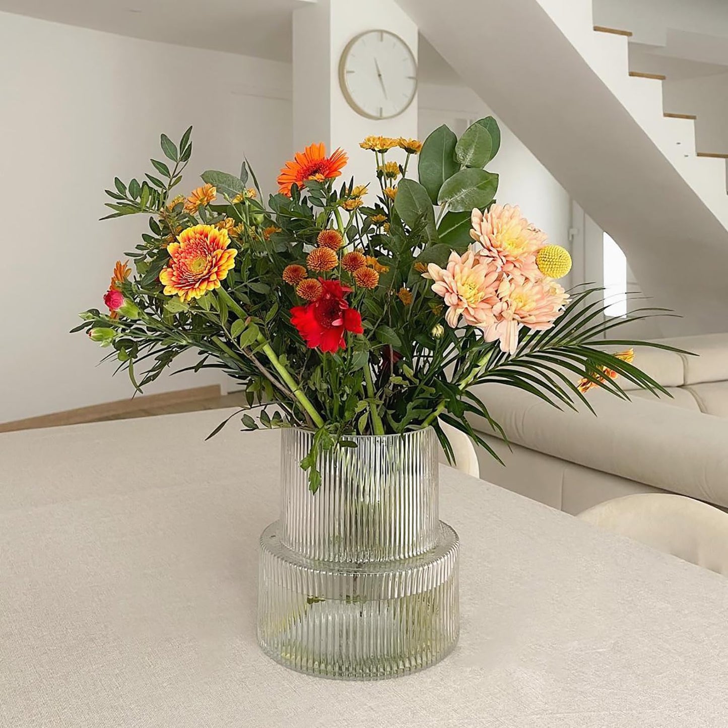 Modern simple light luxury glass vase