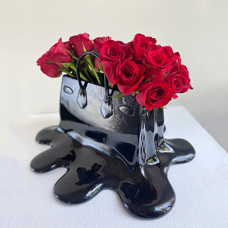 Handbag Flower Vase