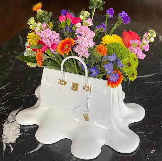 Handbag Flower Vase